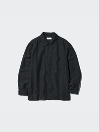 Cotton Linen Shirt Jacket