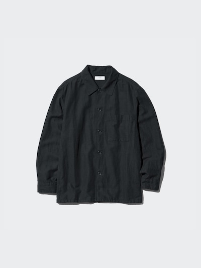 Cotton Linen Shirt Jacket