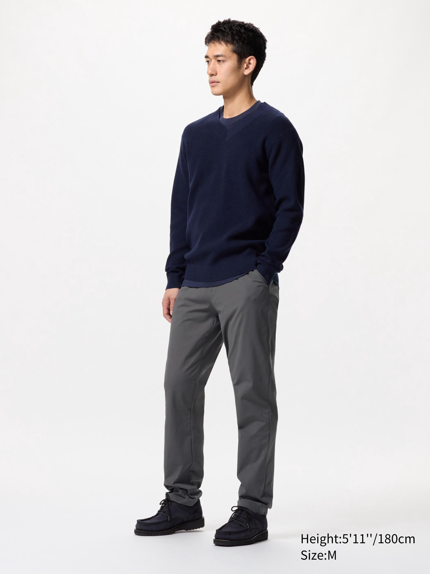 Men's Ultra Stretch Active Tapered Trousers (Longer) | UNIQLO NL