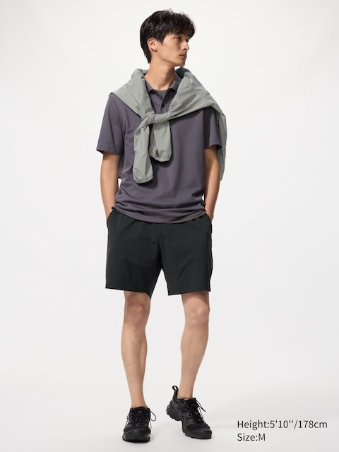 Uniqlo - Pantalón Corto Ultraelástico Deportivo - Xs Negro Mujer