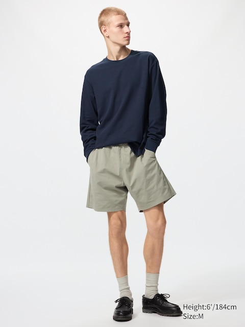 Uniqlo - Pantalón Corto Ultraelástico Deportivo - Xxl Beige Mujer