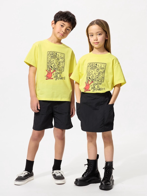 NY POP ART UT Graphic T-Shirt (Keith Haring)