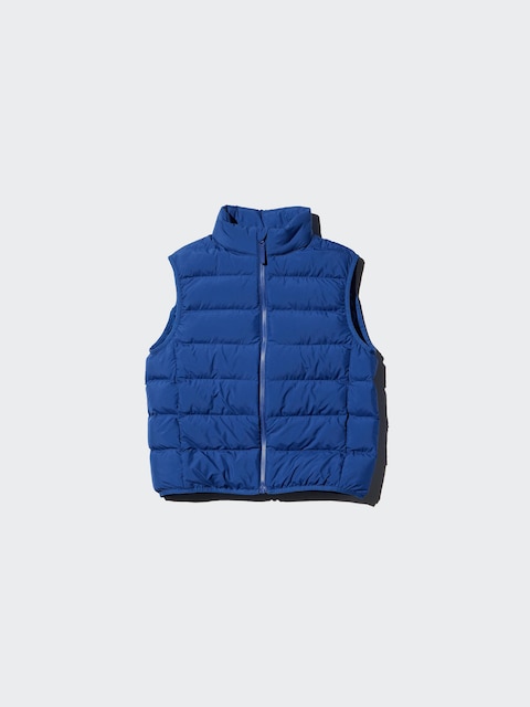 Uniqlo Blauw - Puffertech Bodywarmer (Machinewasbaar) - 9-10 Jaar (140Cm)