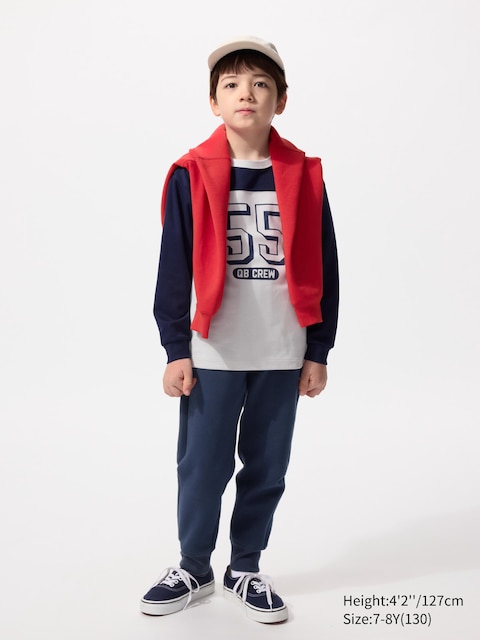 Uniqlo - Pantalón Jogger Dry - 13 Años (160 Cm) Azul Marino Unisex Niño