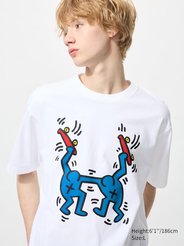 NY POP ART UT Graphic T-Shirt (Keith Haring)