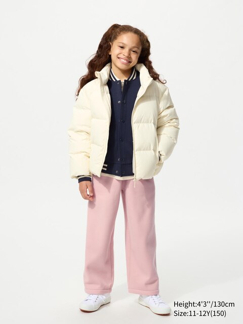 Uniqlo Roze - Wijde Gevoerde Joggingbroek - 5-6 Jaar (120Cm)