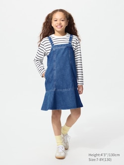 Robe salopette en jean