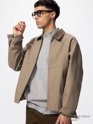 Zip-Up Short Blouson