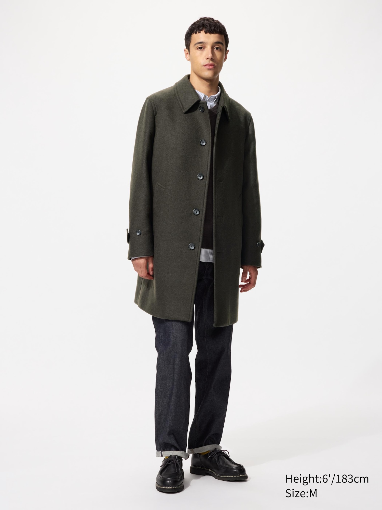 Men's Balmacaan Overcoat | UNIQLO EE