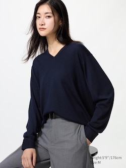 100% Merino V Neck Jumper