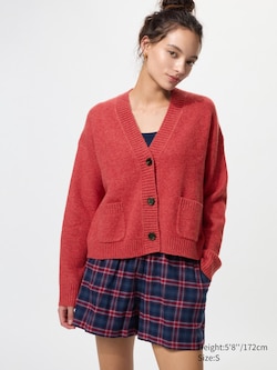 Soufflé Yarn Short Cardigan