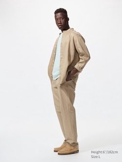 Pantalon en lin mélangé (Long)