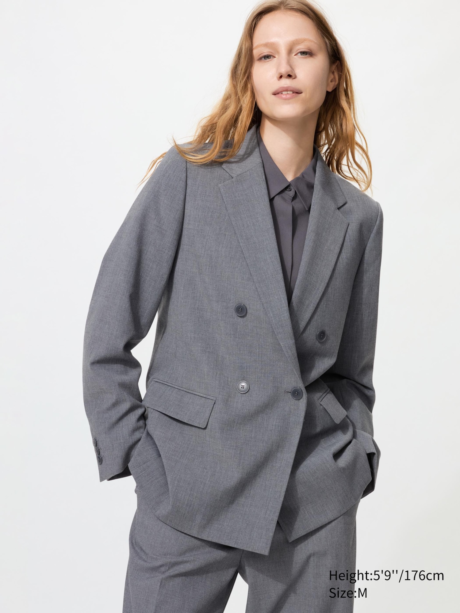 Women's Wool Blend Relaxed Short Coat | UNIQLO DE