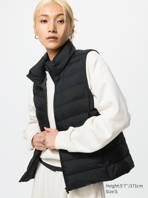 Uniqlo - Puffertech Chaleco - Xxs Negro Mujer