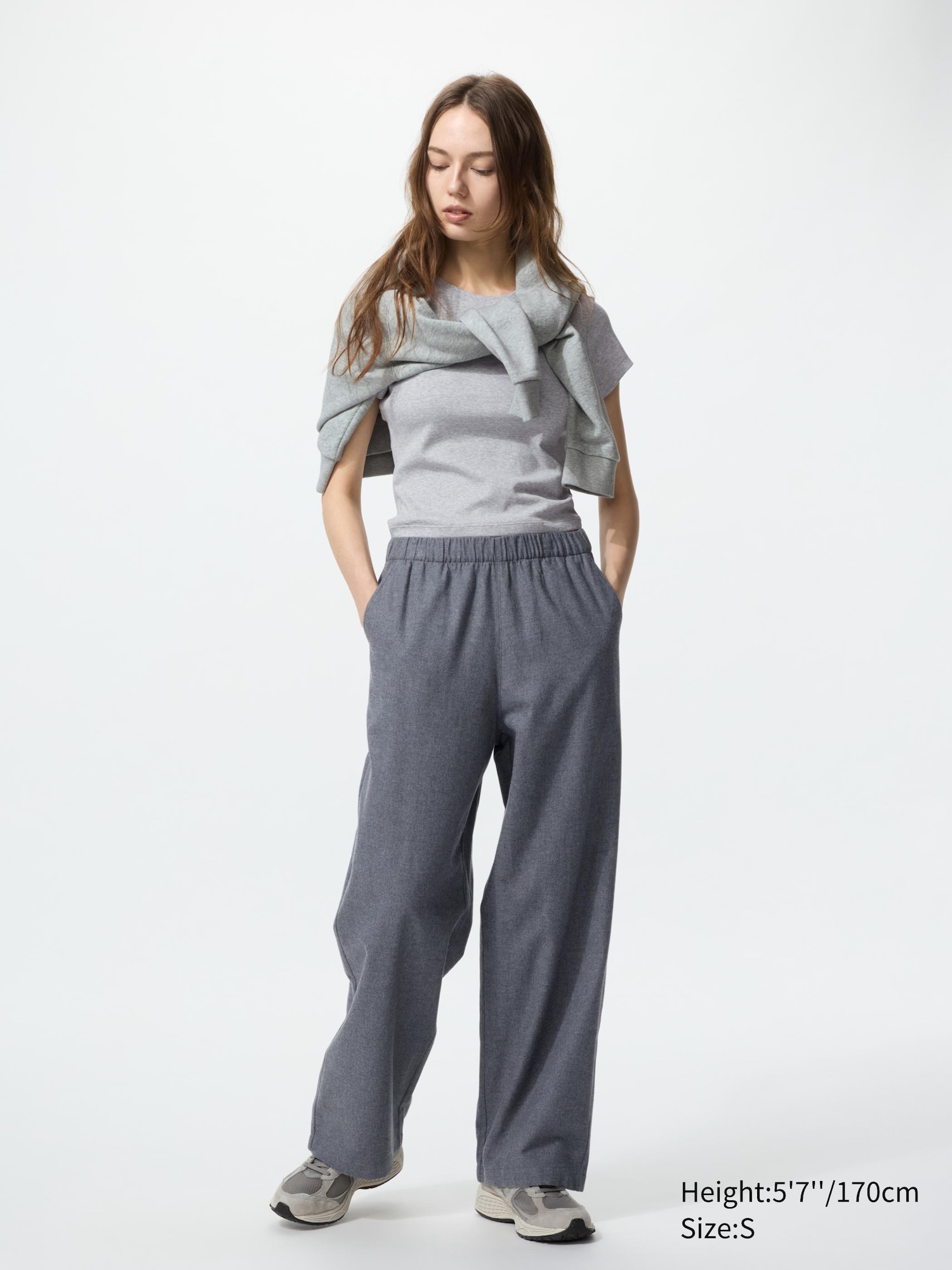 Pantalón franela para Mujer | UNIQLO ES