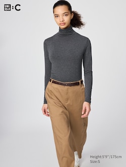 HEATTECH Extra Warm Cashmere Blend Turtleneck T-Shirt
