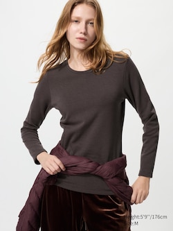 HEATTECH Ultra Warm Crew Neck T-Shirt (Long Sleeve)