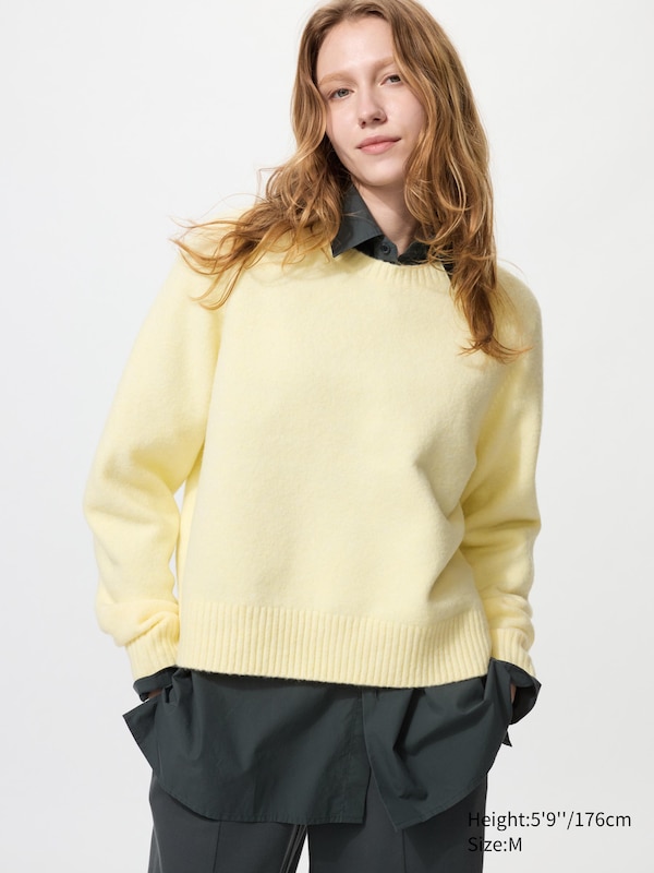 Pull en maille soufflée Yarn™ pour Femme | UNIQLO FR