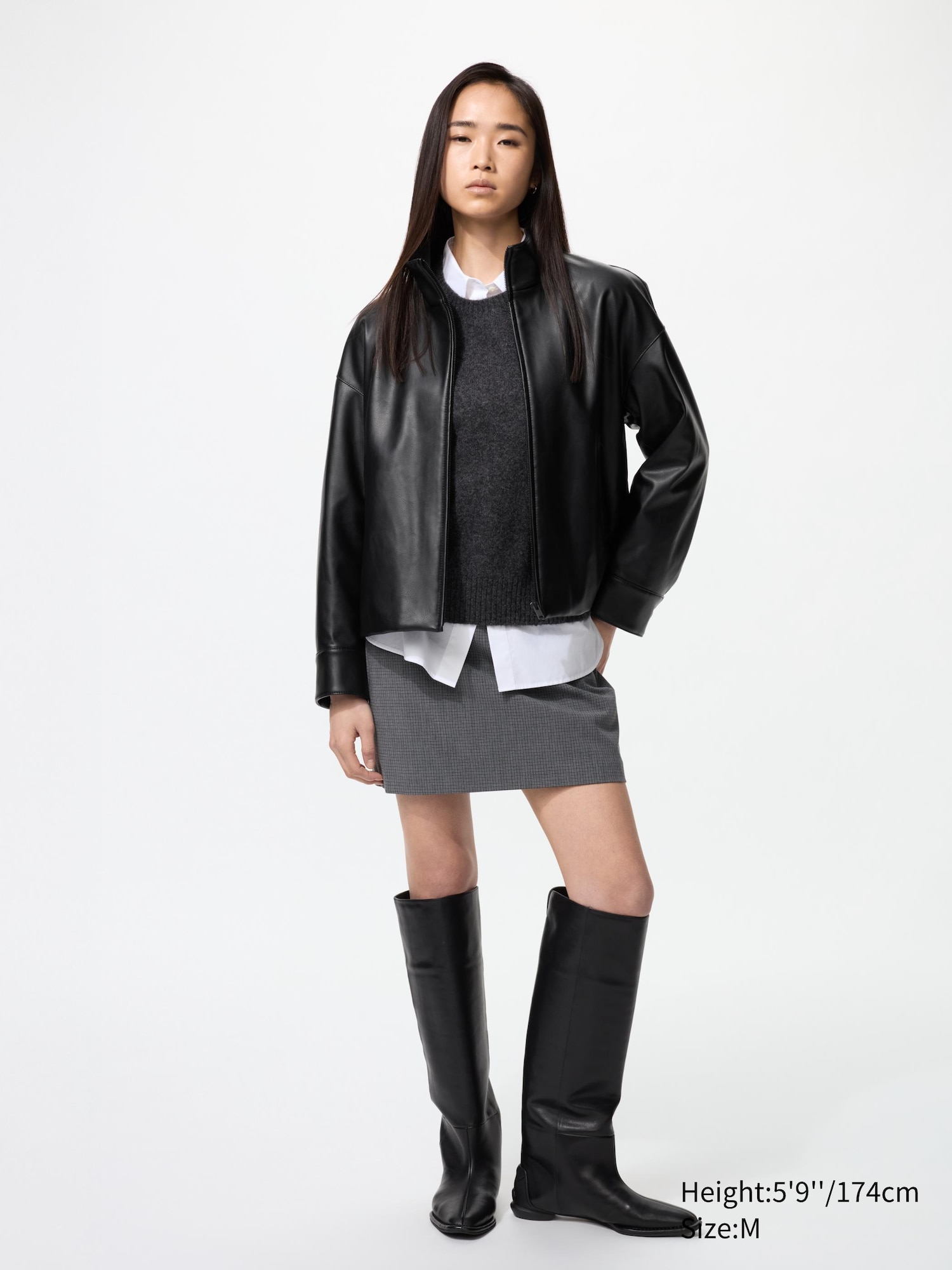 Women's Coated Oversized Blouson | UNIQLO LT