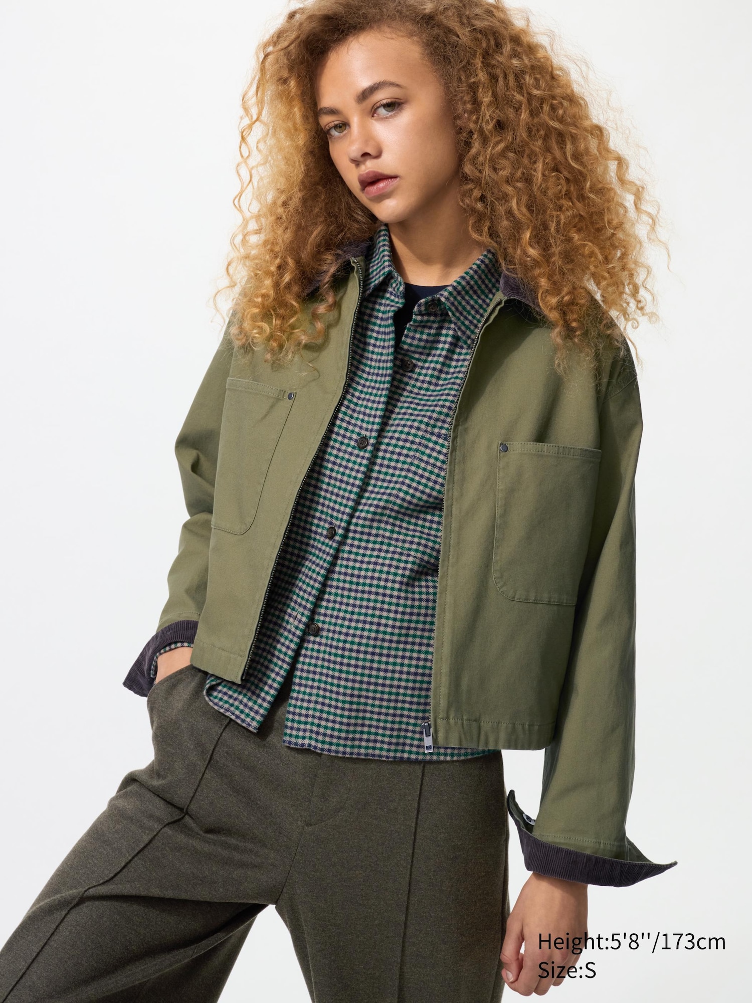 Veste courte zippée pour Femme | UNIQLO FR
