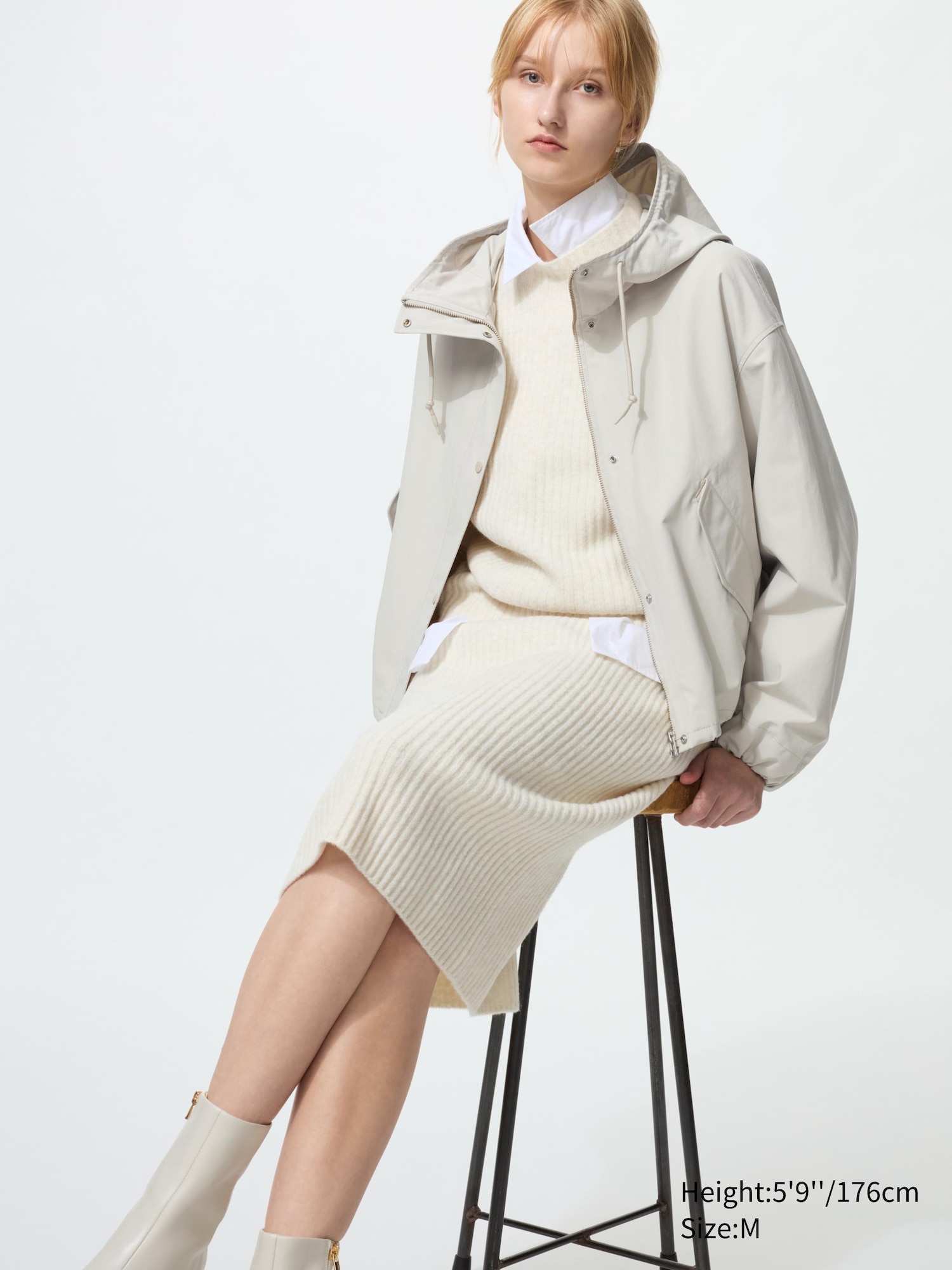 Parka courte en coton mélangé pour Unisexe | UNIQLO FR