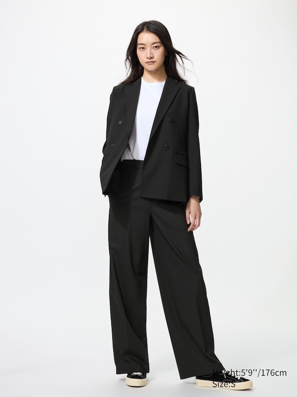 Pantalon large Smart (Long) pour Femme | UNIQLO FR