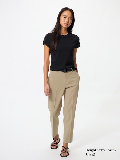 Uniqlo - Pantalon Smart 7/8Ème - Beige - L