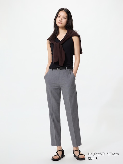 Uniqlo - Pantalon Smart 7/8Ème (Long) - Gris - Xxl