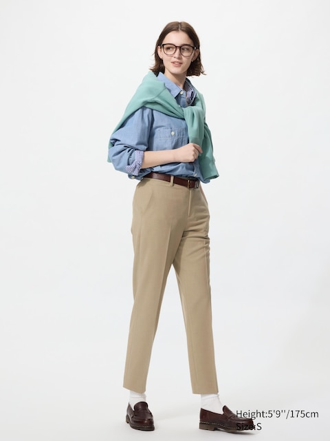 Uniqlo - Pantalon Smart 7/8Ème (Long) - Beige - M