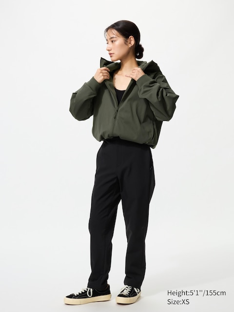 Uniqlo - Pantalon Stretch Heattech (Court) - Noir - S