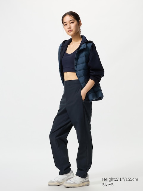 Uniqlo - Pantalon Stretch Heattech (Court) - Bleu Marine - M