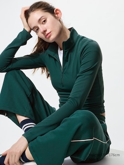 AIRism Soft Half-Zip T-Shirt