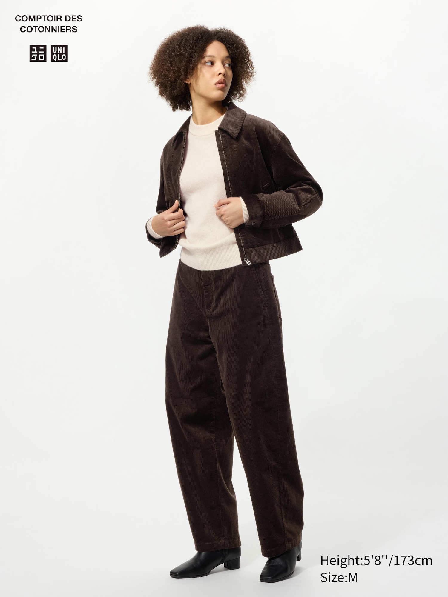 Women's Corduroy Curve Trousers | UNIQLO ES