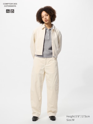 Curved Fit Broek (Corduroy, Lang)