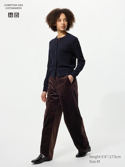 Corduroy Curve Trousers (Longer)