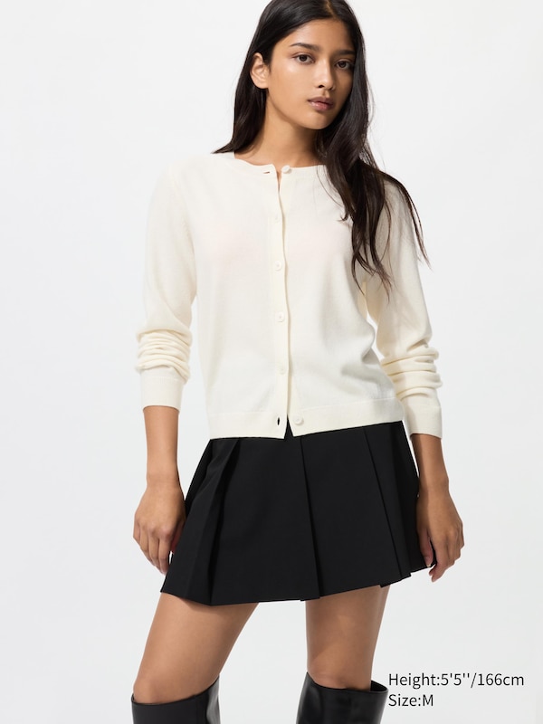 Dames 100% Kasjmier Vest (Ronde Hals) | UNIQLO NL