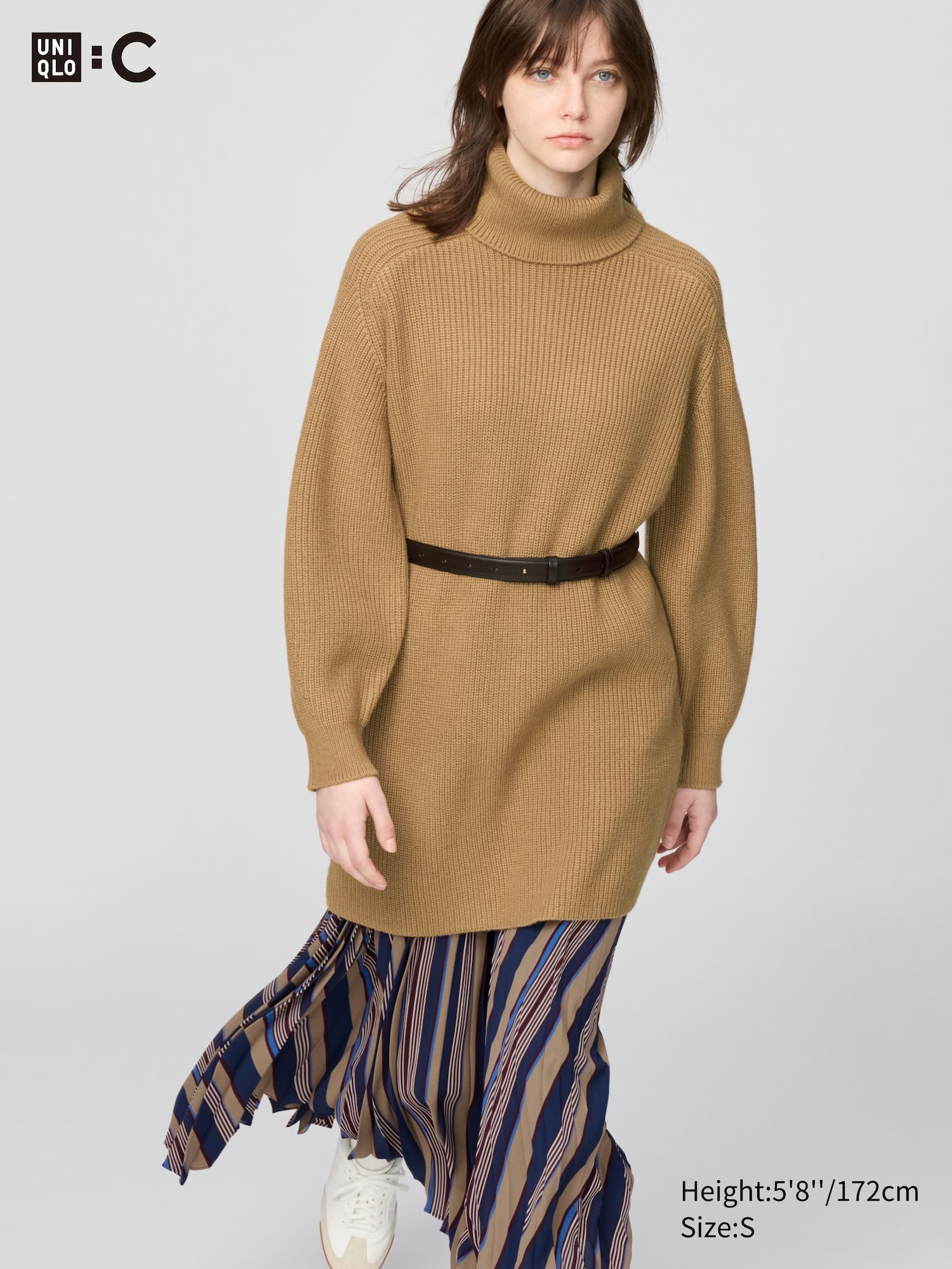 Robe courte en maille