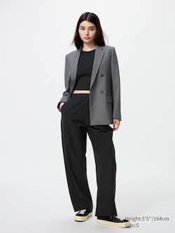 Pantalon incurvé en jersey