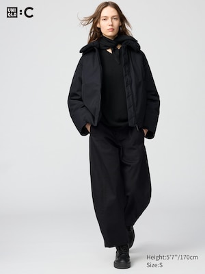 Cotton Curve Ankle Trousers