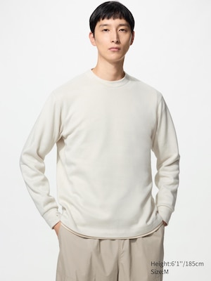 Soft Knit Fleece Crew Neck T-Shirt (Long Sleeve)