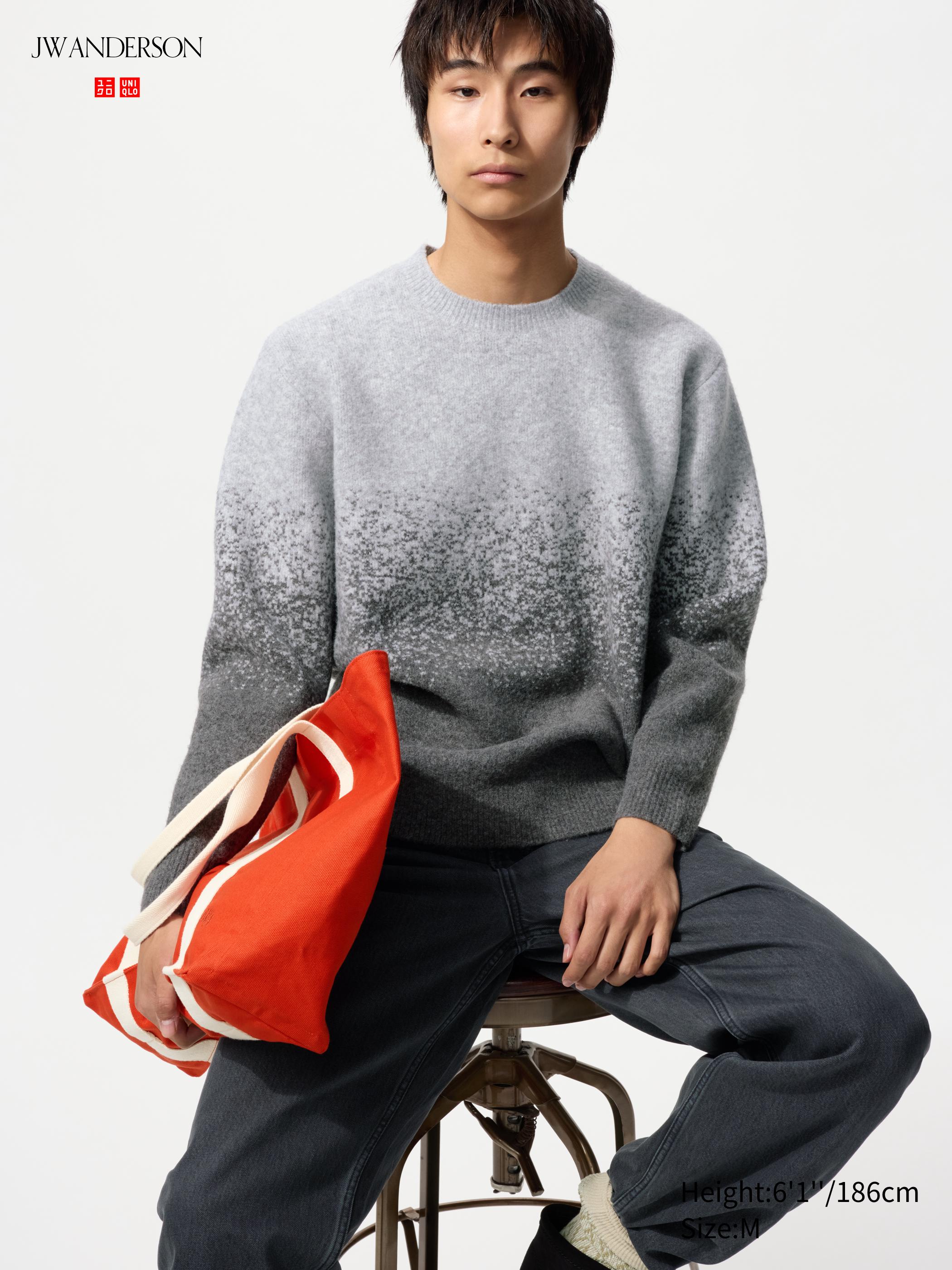 Unisex Souffl Yarn Crew Neck Jumper Gradient UNIQLO FR Unisex Souffl Yarn Crew Neck Jumper Gradient UNIQLO FR
