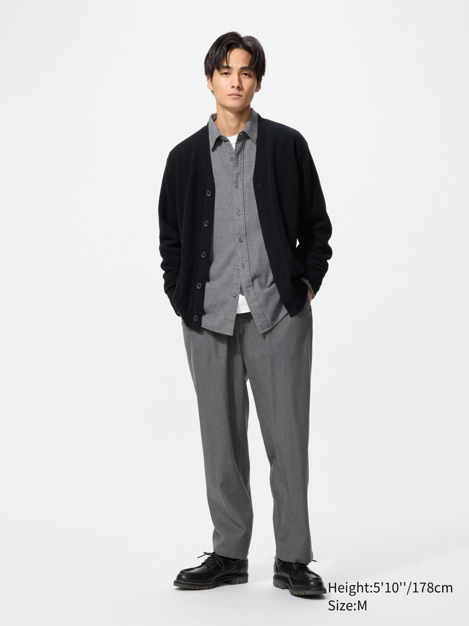 Men's Flannel Easy Ankle Trousers | UNIQLO NL