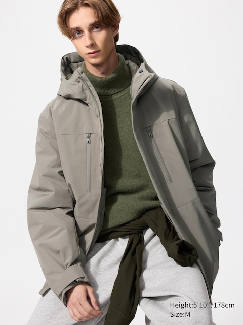 Uniqlo Beige - Recycled Hybrid Down Parka - S