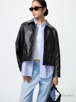 Coated Short Jacket