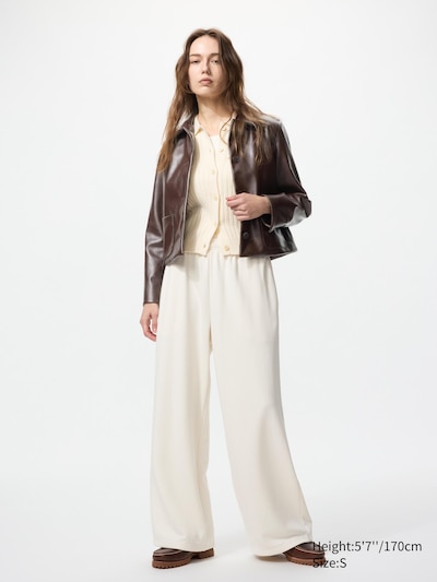 Coated Short Jacket | Faux Leather