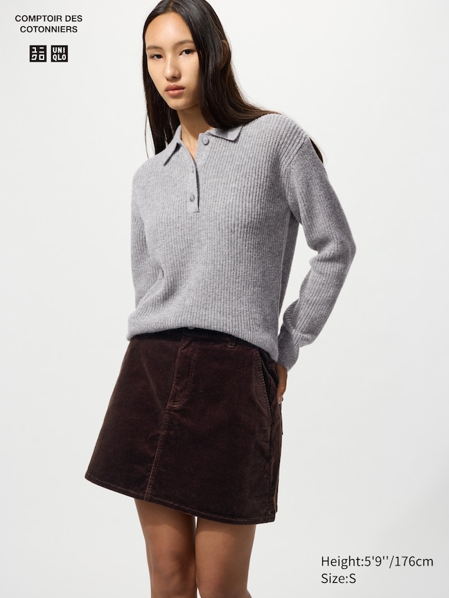 Corduroy Mini Skirt