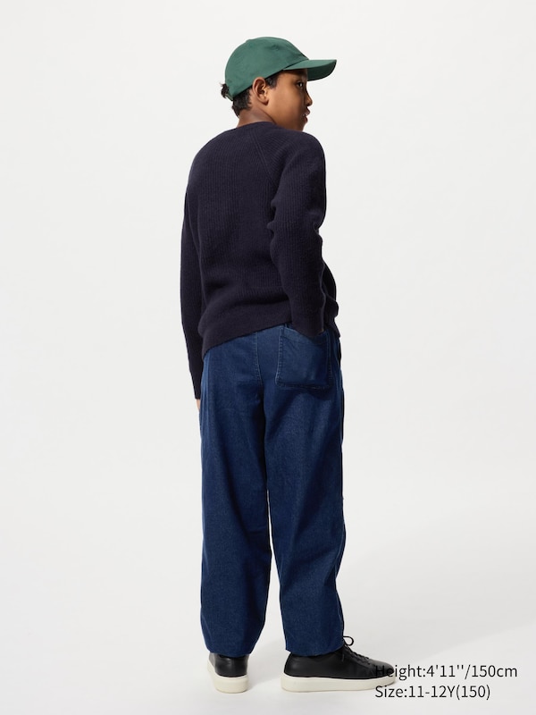 Warm Lined Trousers (Denim)