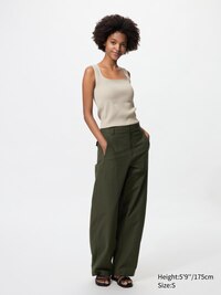 Ribbed Square Neck Sleeveless Bra Top