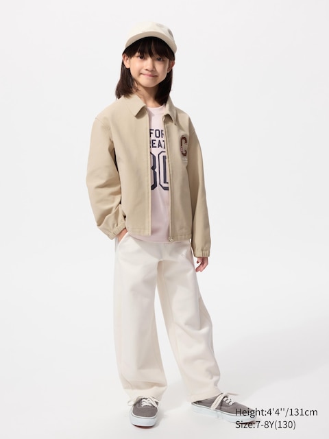 Uniqlo Gebroken Wit - Dry Sweat Curved Joggingbroek - 13 Jaar (160Cm)