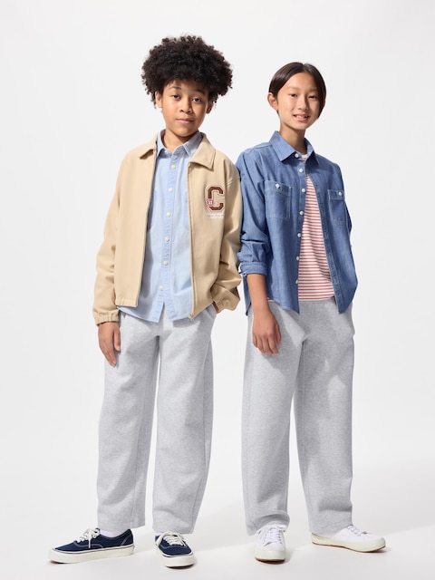 Uniqlo Grijs - Dry Sweat Curved Joggingbroek - 5-6 Jaar (120Cm)